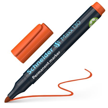 Popisovač permanentní Schneider Maxx 130 - oranžová Popisovač permanentní Schneider Maxx 130 - oranžová