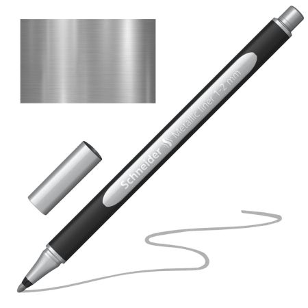 Popisovač Schneider Paint-It 020 Metallic hrot 1-2mm - metalická stříbrná Popisovač Schneider Paint-It 020 Metallic hrot 1-2mm - metalická stříbrná
