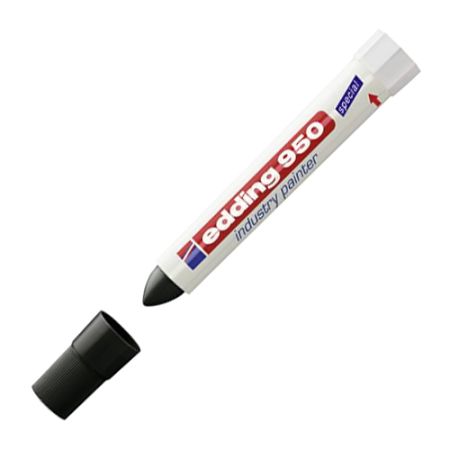 Popisovač voskový Edding 950 černý, průmyslový