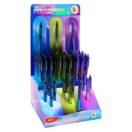 Prezentační stojan M&G Pero gelové T-TEC AURORA (70 ks) - modrá náplň Prezentační stojan M&G Pero gelové T-TEC AURORA (70 ks) - modrá náplň
