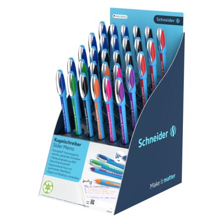 Prezentační stojan Pero gelové Schneider Slider Memo XB (30 ks)