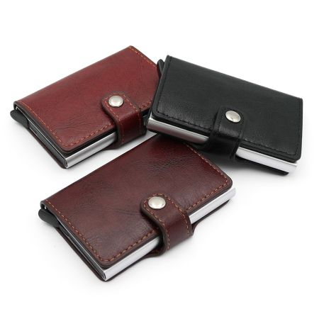 PU pouzdro na karty (mix 3 barev)