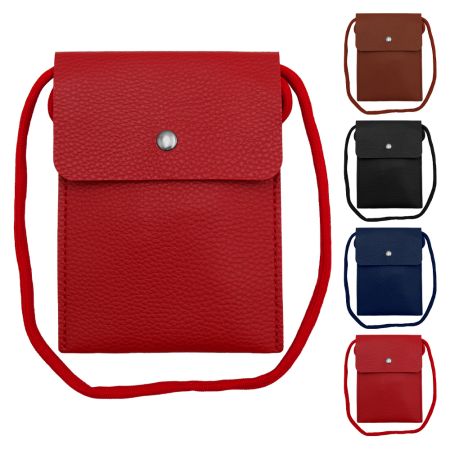 PU pouzdro na pas se šňůrkou (mix 4 barev)