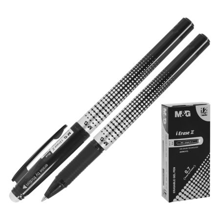 Roller gelový/gumovací M&G iErase II 0,7 mm, černý