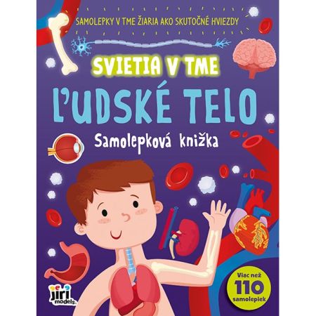 Samolepková knížka - Lidské tělo (svítí ve tmě)