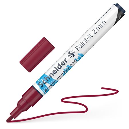 Schneider Paint-It 310 Akrylový popisovač 2 mm - bordó Schneider Paint-It 310 Akrylový popisovač 2 mm - bordó