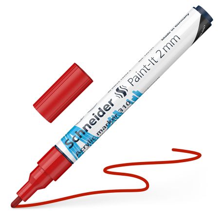 Schneider Paint-It 310 Akrylový popisovač 2 mm - červený Schneider Paint-It 310 Akrylový popisovač 2 mm - červený