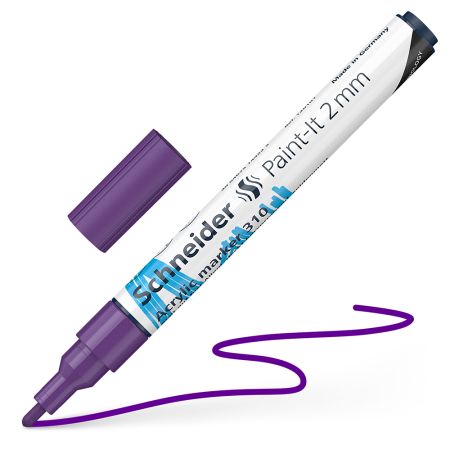 Schneider Paint-It 310 Akrylový popisovač 2 mm - fialový Schneider Paint-It 310 Akrylový popisovač 2 mm - fialový