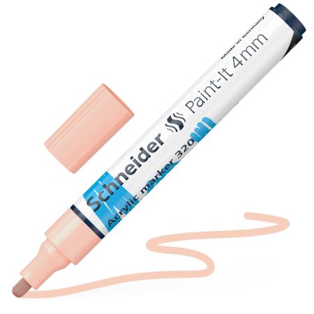 Schneider Paint-It 320 Akrylový popisovač 4 mm - meruňková