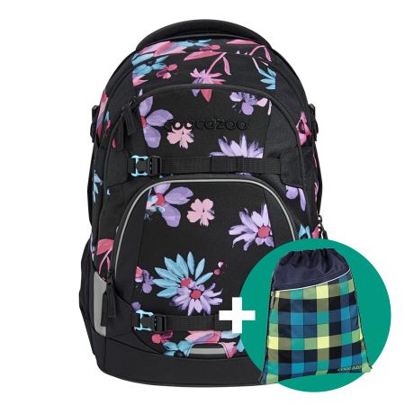 Školní batoh coocazoo MATE, Floral Artnight, certifikát AGR