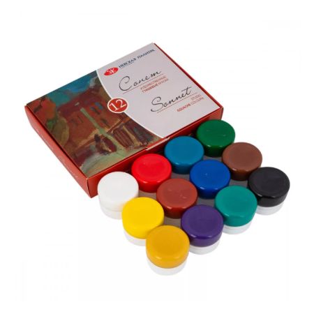 SMPL sada gvas barvy temperové 24x12ml SMPL sada gvas barvy temperové 24x12ml