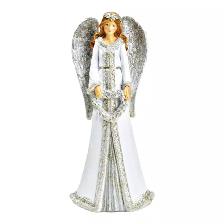 Soška anděla se srdcem 27 cm