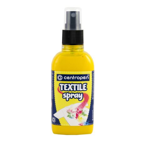 Sprej na textil CENTROPEN 1139 žlutý 110 ml