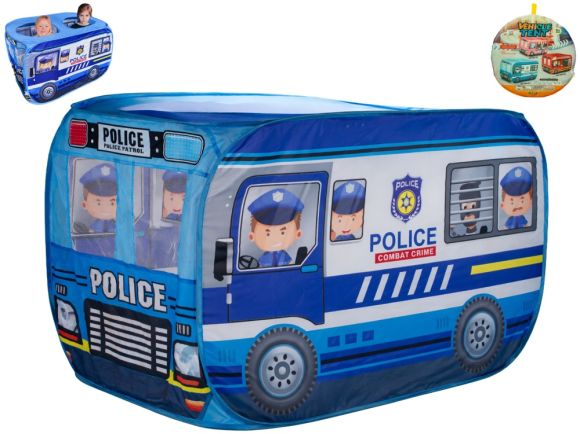 Stan policejní auto látkový v tašce Stan policejní auto látkový v tašce