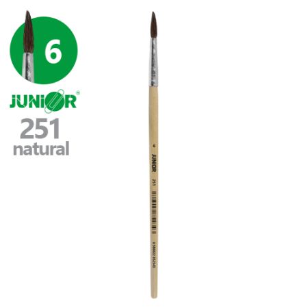 Štětec kulatý JUNIOR č. 2 6 Štětec kulatý JUNIOR č. 2 6