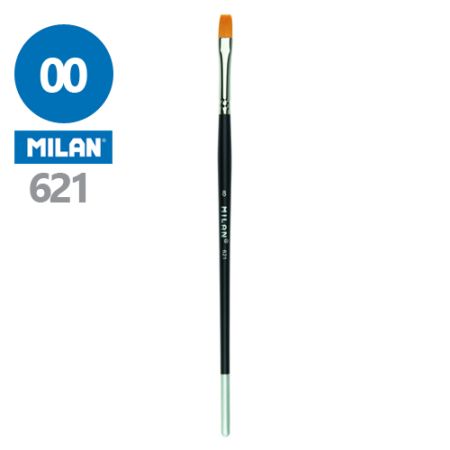 Štětec plochý MILAN č. 00 - 621 Premium Synthetic