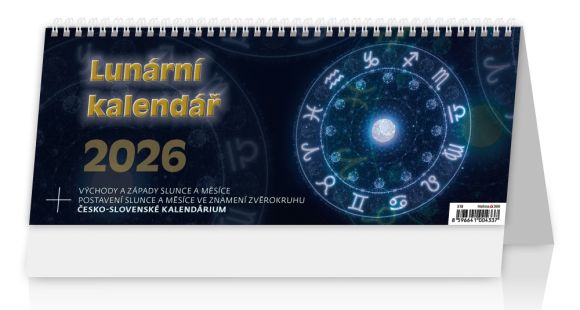 Stolní kalendář 2026 Lunární kalendář