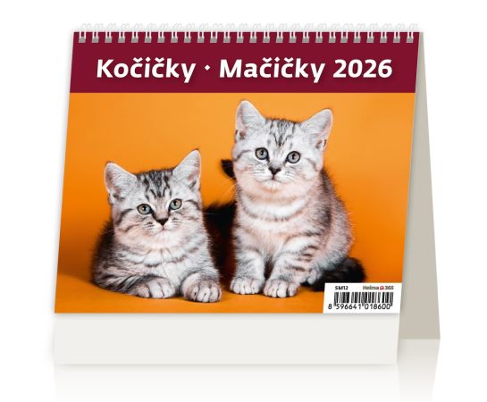Stolní kalendář 2026 MiniMax Cats/Pussies