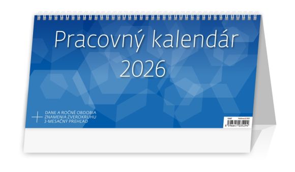 Stolní kalendář 2026 Pracovní kalendář