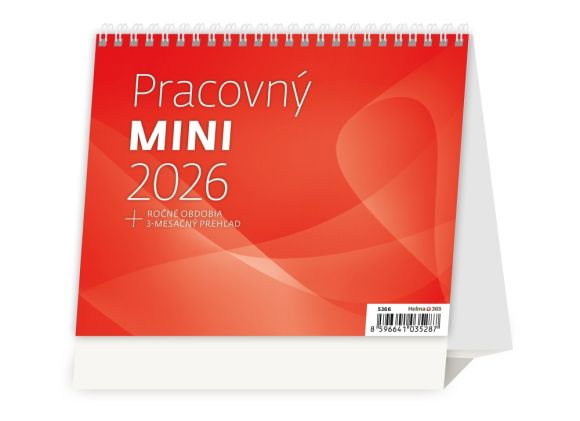 Stolní kalendář 2026 Pracovní MINI