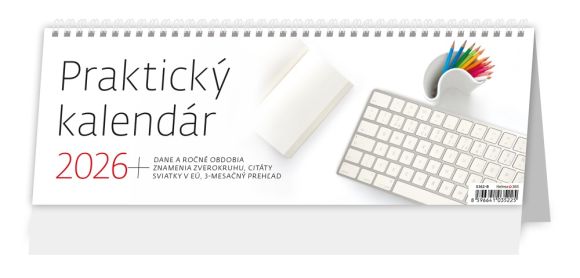 Stolní kalendář 2026 Praktický kalendář