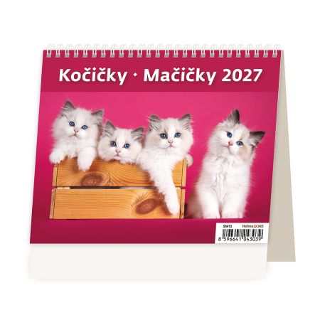 Stolový kalendár 2027 MiniMax Kočičky/Mačičky Stolový kalendár 2027 MiniMax Kočičky/Mačičky