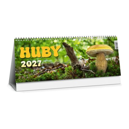 Stolní kalendář Houby 2027 Stolní kalendář Houby 2027