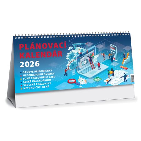 Stolní kalendář Plánování maxi 2026