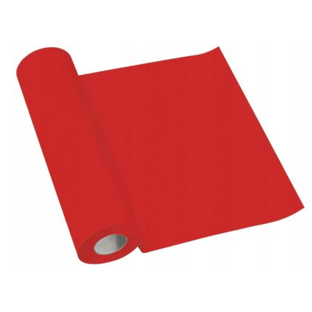 Středový pás AIRLAID 40cm x 24m - Monocolor červená