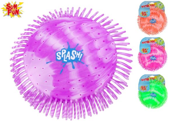 Sun Fun disk vodní frisbee 13cm 4barvy na kartě