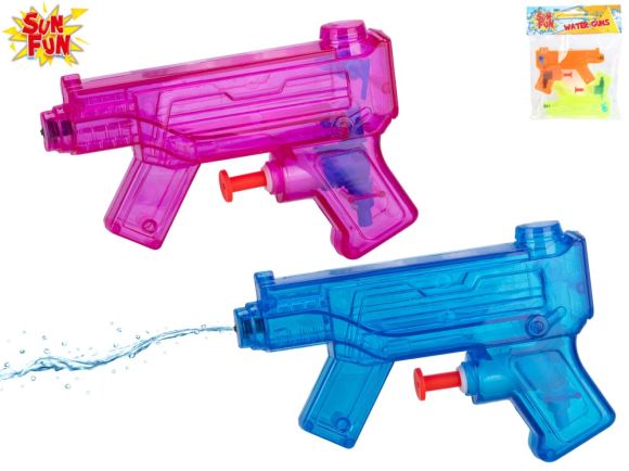 Sun Fun vodní pistole 11cm 2barvy 2ks v sáčku