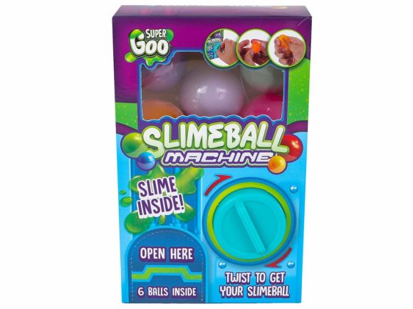 Super Goo mini prodejní automat 13,5x9cm s překvapením 66g 6ks v krabičce