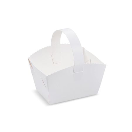 Svatební košíčky s ouškem 10 x 8 x 6 cm (50 ks v bal.) Svatební košíčky s ouškem 10 x 8 x 6 cm (50 ks v bal.)