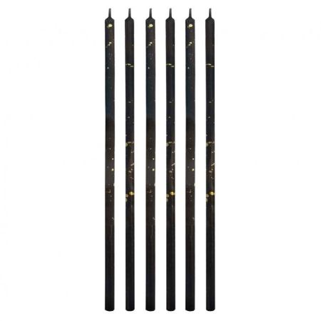 Svíčka dortová B&C Milenium black 16,5 cm (6 ks) Svíčka dortová B&C Milenium black 16,5 cm (6 ks)
