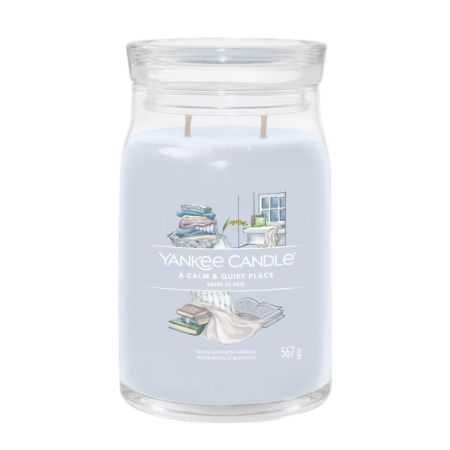 Svíčka Yankee Candle - A CALM & QUIET PLACE, velká