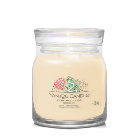 Svíčka Yankee Candle - CHRISTMAS COOKIE, střední Svíčka Yankee Candle - CHRISTMAS COOKIE, střední
