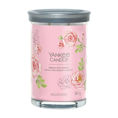 Svíčka Yankee Candle - FRESH CUT ROSES, velká