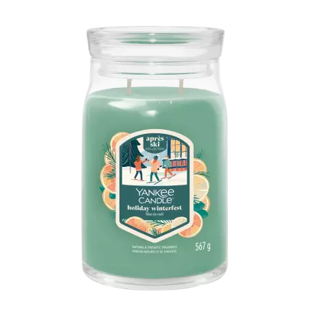 Svíčka Yankee Candle - HOLIDAY WINTERFEST, velká Svíčka Yankee Candle - HOLIDAY WINTERFEST, velká
