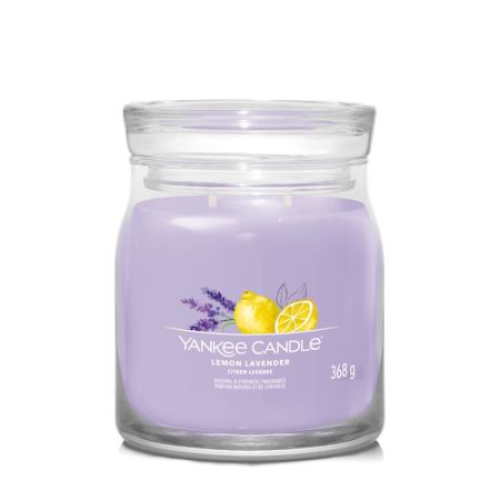 Svíčka Yankee Candle -  LEMON LAVENDER, střední