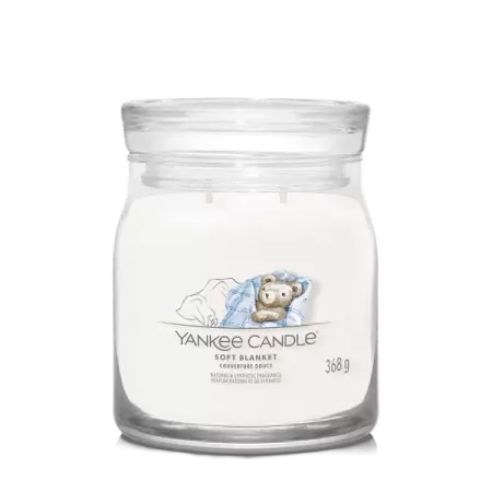Svíčka Yankee Candle - SOFT BLANKET, střední