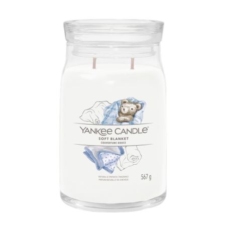 Svíčka Yankee Candle -  SOFT BLANKET, velká