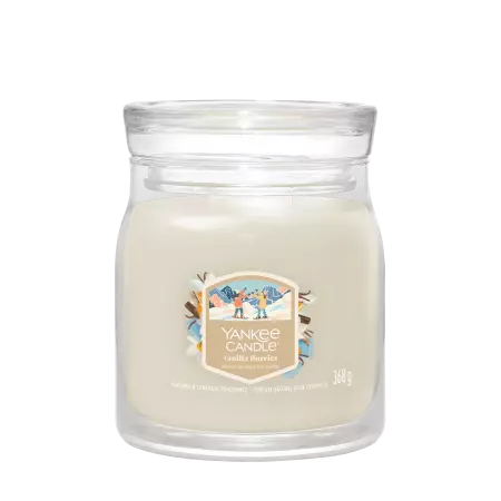 Svíčka Yankee Candle - VANILLA FLURRIES, střední Svíčka Yankee Candle - VANILLA FLURRIES, střední