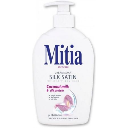Tekuté mýdlo Mitia Silk Satin s dávkovačem 500 ml