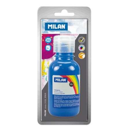 Temperová barva MILAN 125 ml modrá - blistr