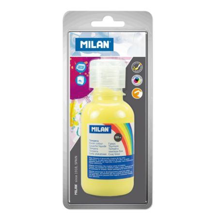 Temperová barva MILAN 125 ml žlutá - blistr