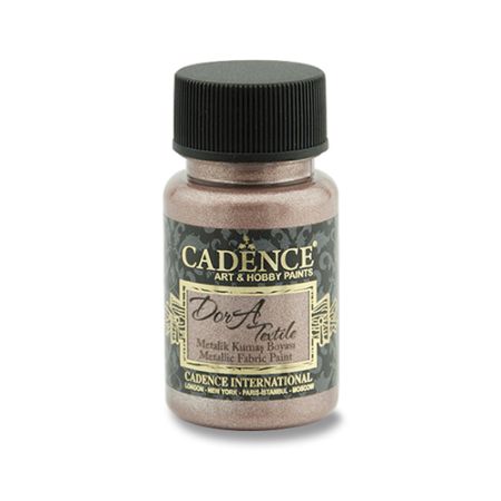 Textilní barva Cadence, metal. starorůžová, 50 ml