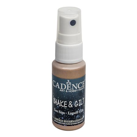 Textilní barva Cadence, sprej, 25ml, třpyt. bronzo