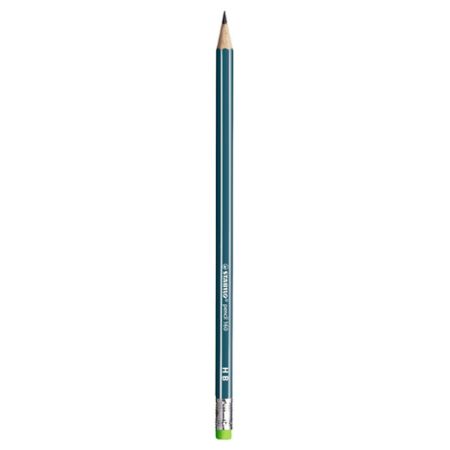 Tužka grafitová HB STABILO pencil 160 s gumou - zelená