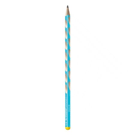 Tužka grafitová STABILO EASY S pro leváky - světle modrá