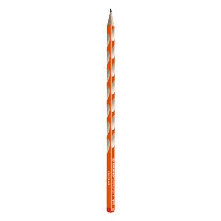 Tužka grafitová STABILO EASY S pro praváky - oranžová